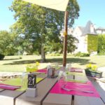Restaurant Domaine de Pescheray La Quinte Feuille  restaurant-domaine-zoologique-de-pescheray-la-quinte-feuille-menu-table-repas-zoo-animaux-parc-animalier-le-breil-sur-merize-le-mans-sarthe-pays-de-la-loire