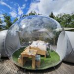 Bulle transparente pour nuit insolite dans le Haut-Jura