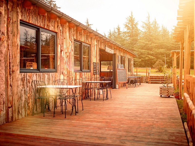 Domaine de la Vitarelle Glamping - restaurant - Montagne Noire Aude