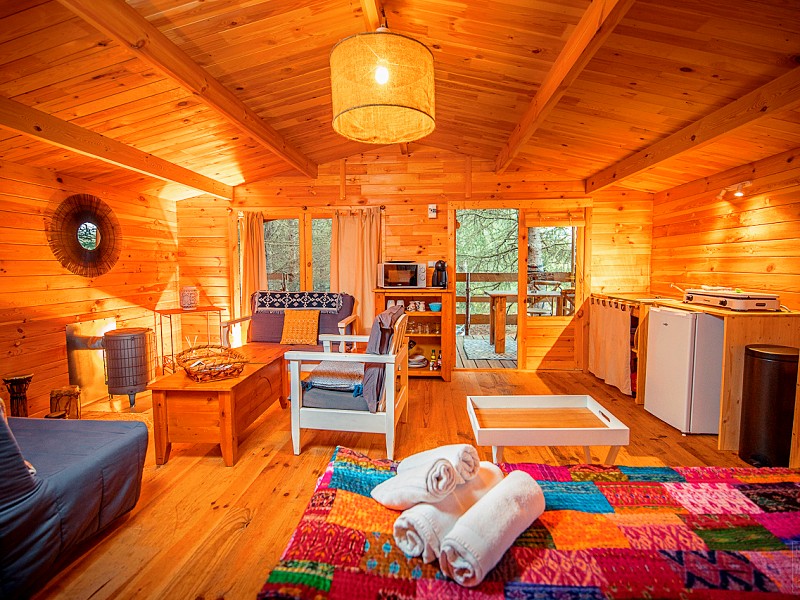 Domaine de la Vitarelle Glamping - chambre - Montagne Noire Aude