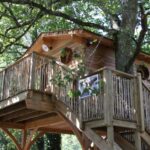 Lodging le Lac Cabane dans les arbres au bord du lac du Moutchic